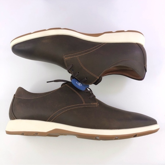 FLORSHEIM Men's Transit Cap-Toe Leather Oxfords- Brown, Size US 11M - Picture 2 of 11